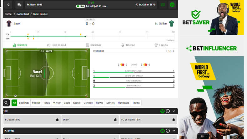 Betway screenshot 2